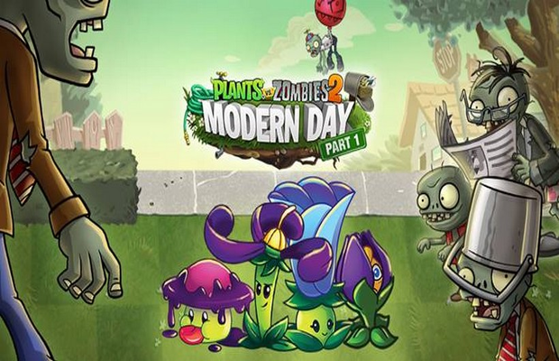 Solução para Plants vs Zombies 2 Modern Day