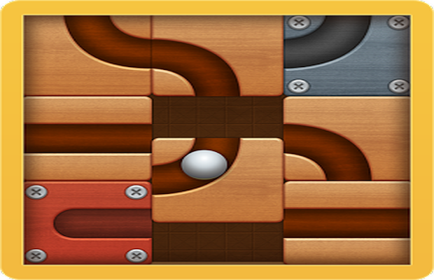 Solution for Roll the Ball slide puzzle