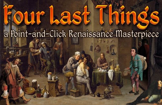 Solution for Four Last Things, closed adventure!